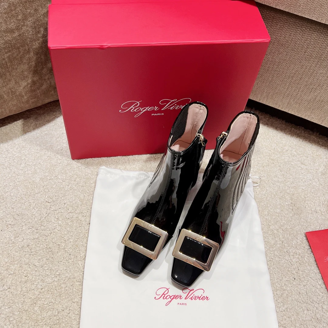 Обувь RV - 22ss - ботильоны на коротком каблуке