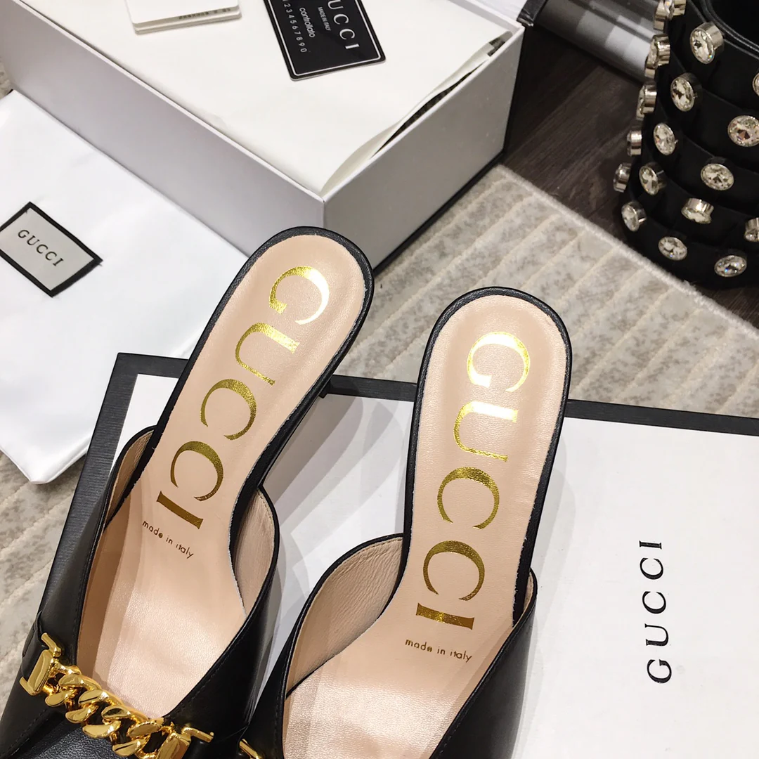 Gucci - Сандалии на шпильке - 1