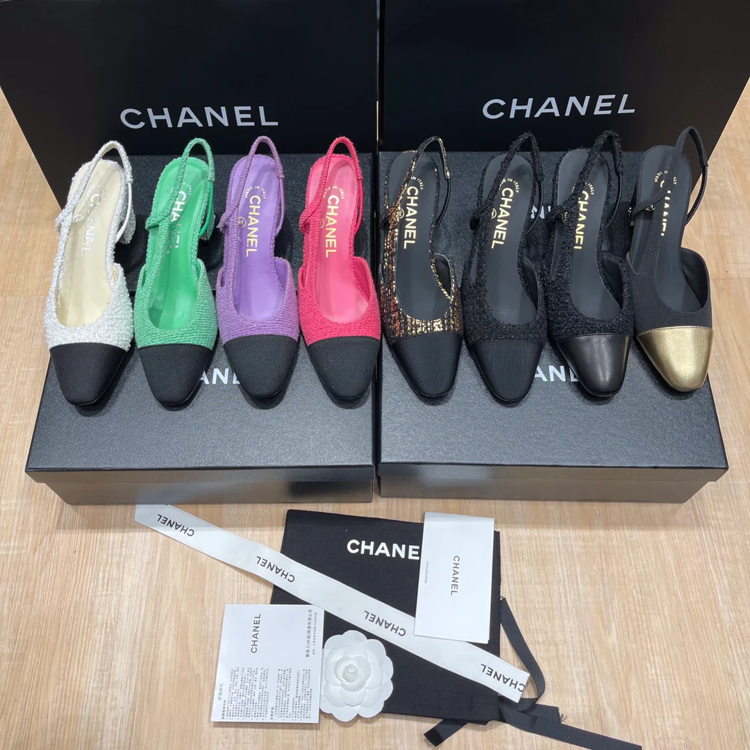 Chanel - Коллекция туфель на каблуке с закрытым носком