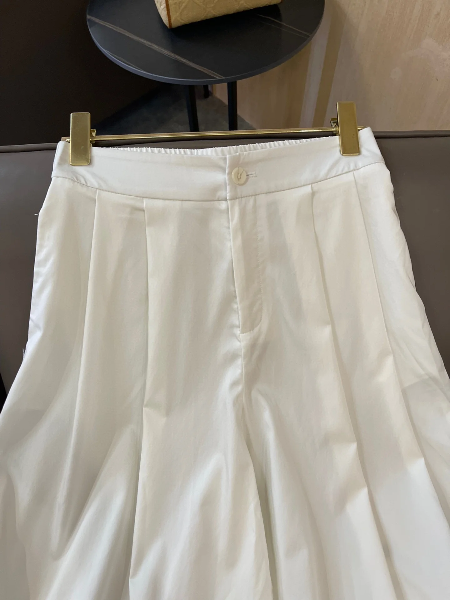 Новые широкие брюки Celine 2404-24ss - белые