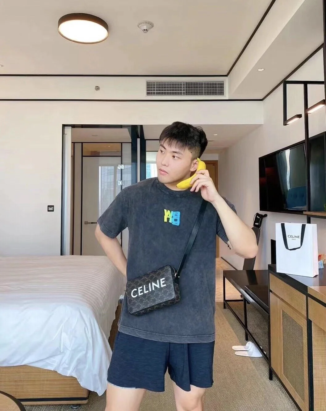 Сумка для фотоаппарата Celine - унисекс - на фото.