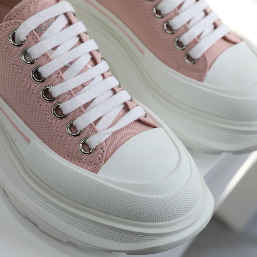 Кед на платформе McQueen - унисекс - розовый