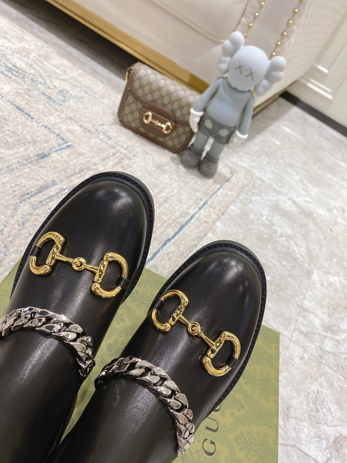 Ботинки Gucci-21fw-Latest Chain Martin