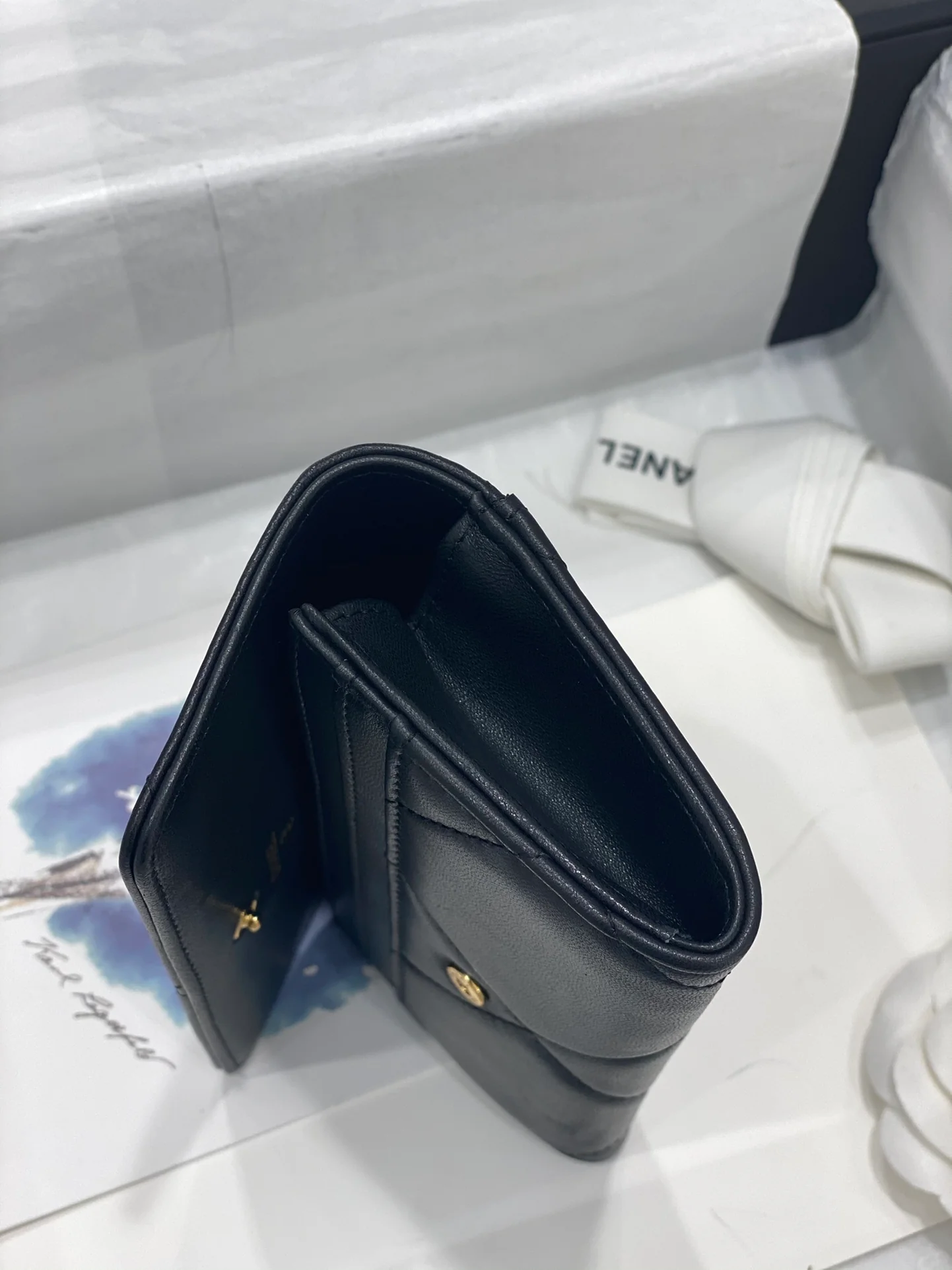 Chanel-19系列 大菱格翻盖长夹