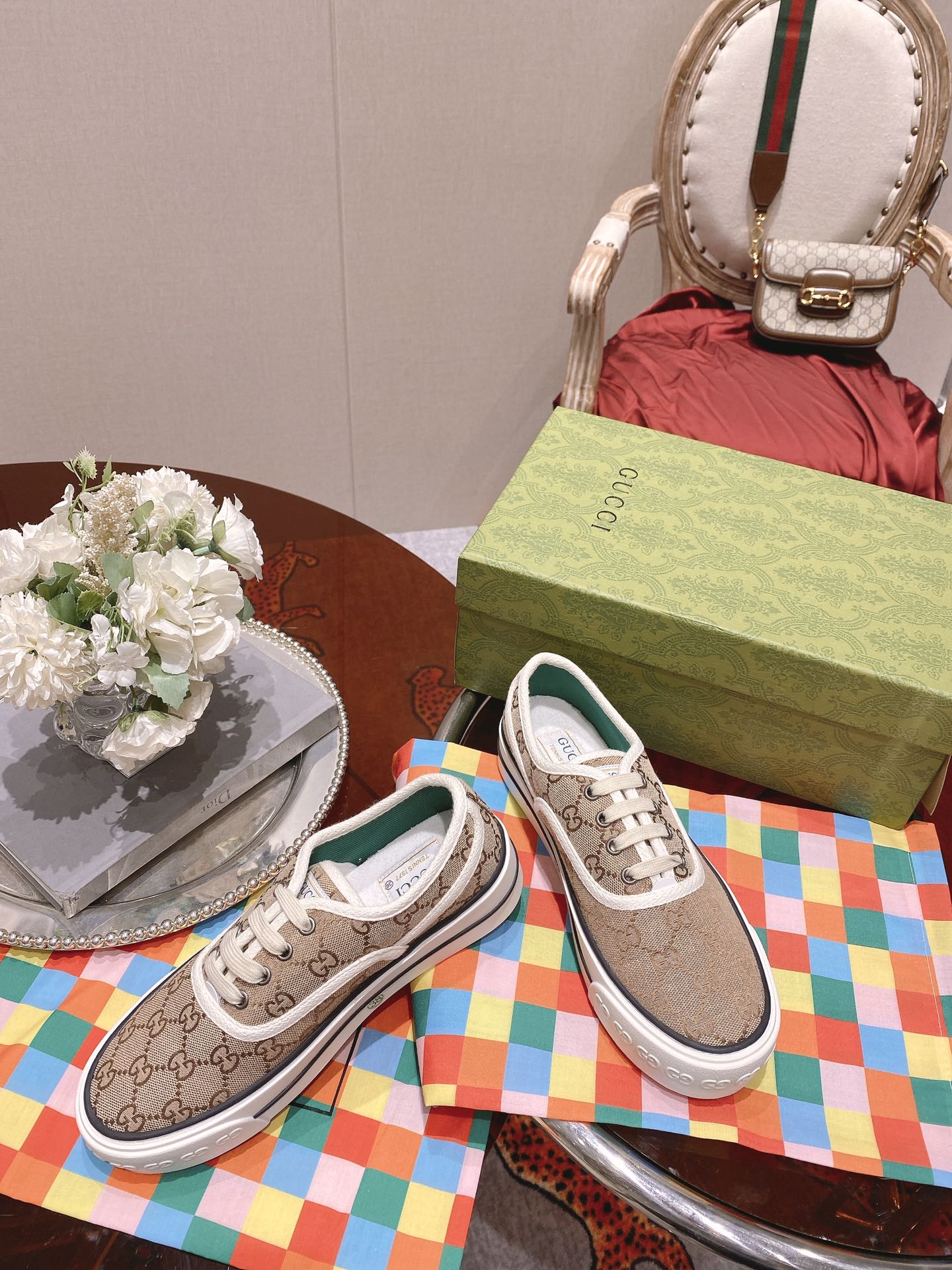 Классические лоферы Gucci 1977 года — парусиновые туфли