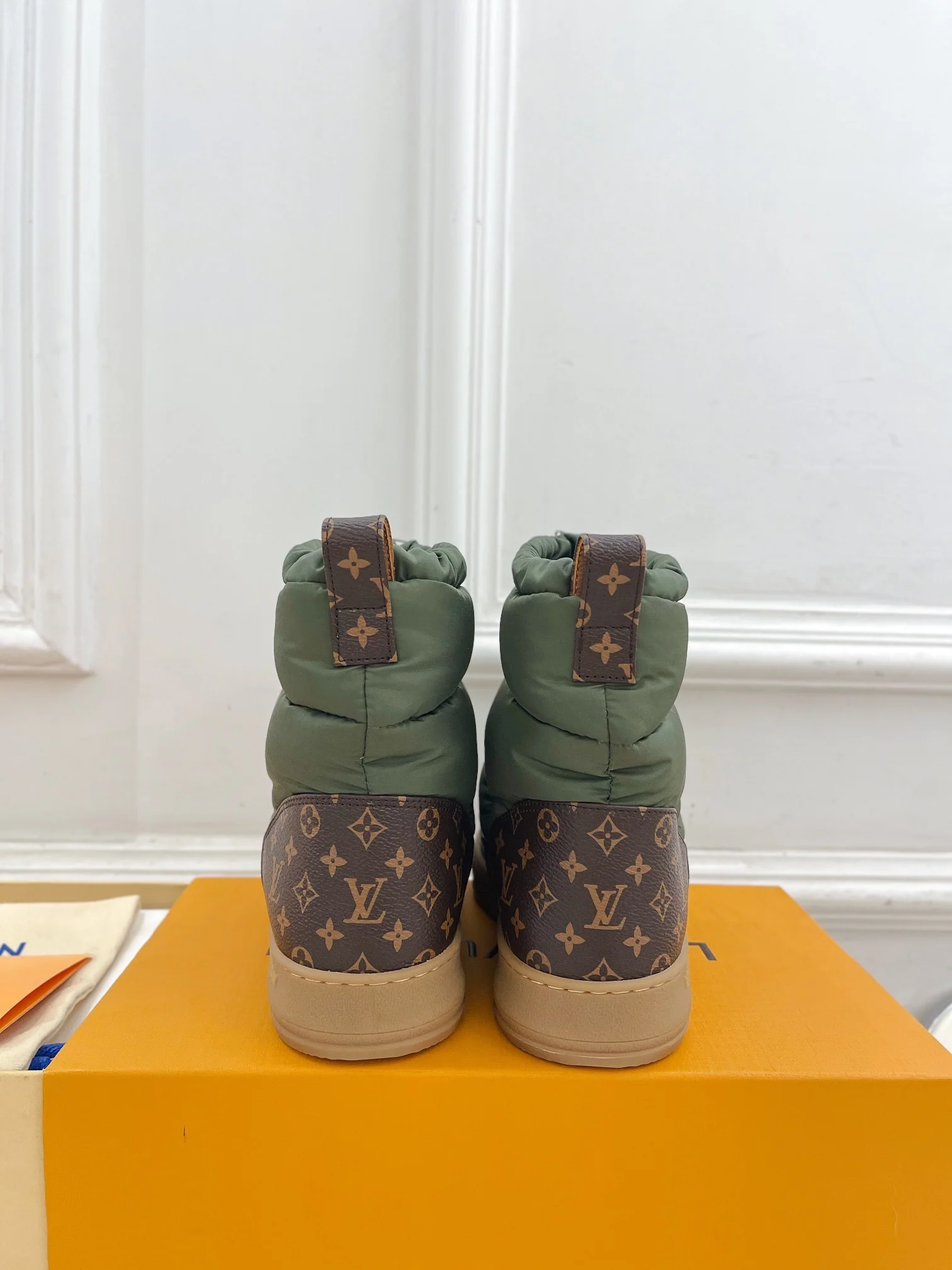 Снежные ботинки LV-2024 - зеленые