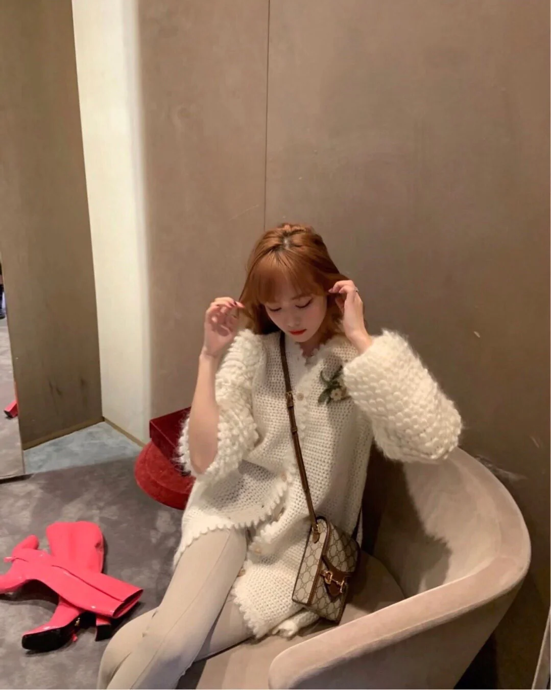 Gucci-1955马衔扣手机包