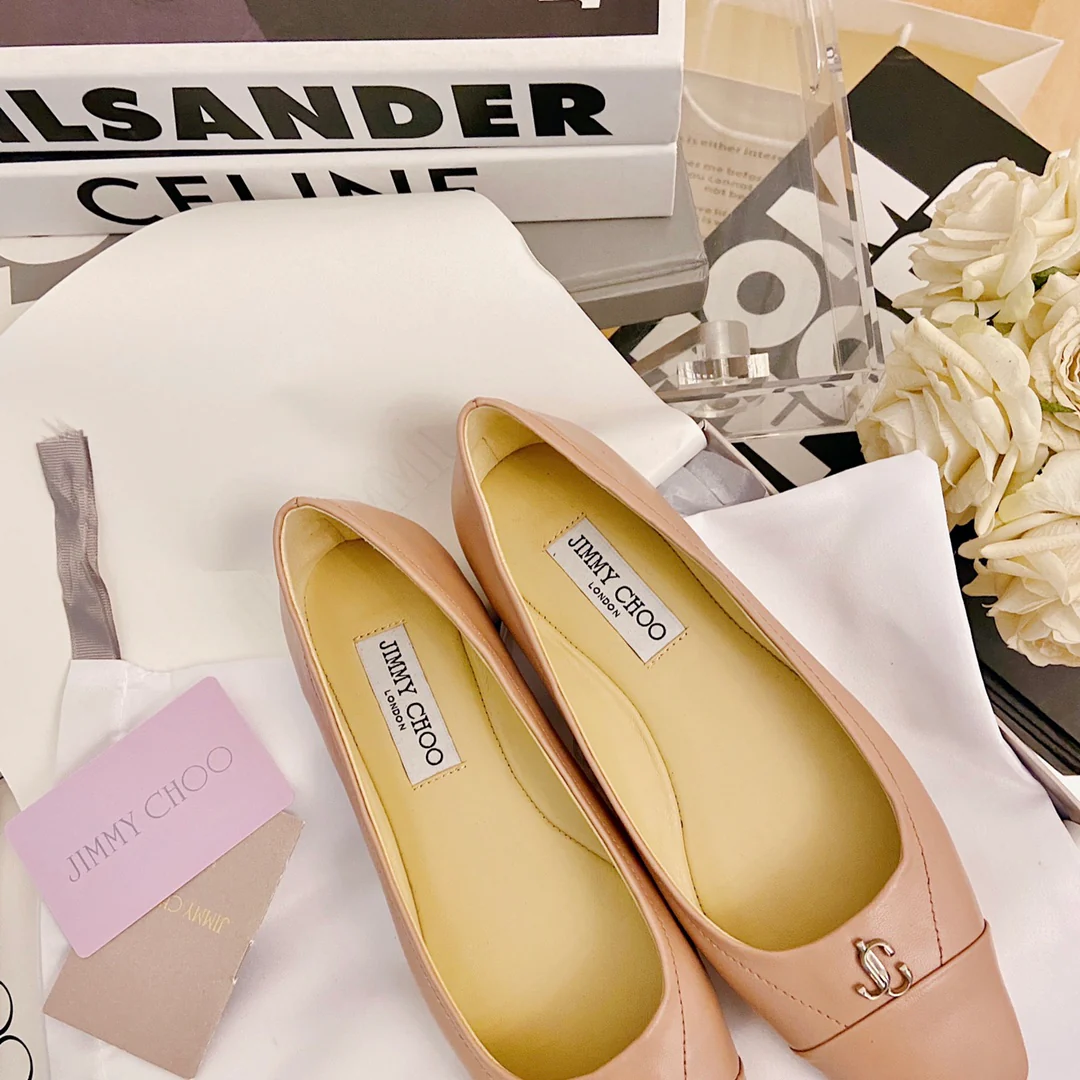 Ретро-балетки Jimmy с квадратным носком