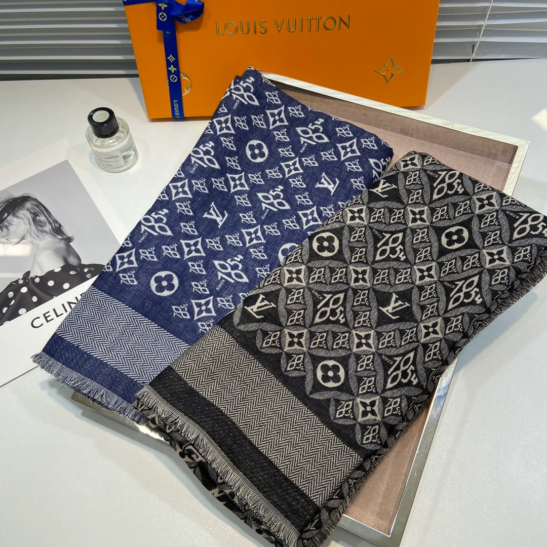 Шаль LV Monogram - 142 см - 5 см