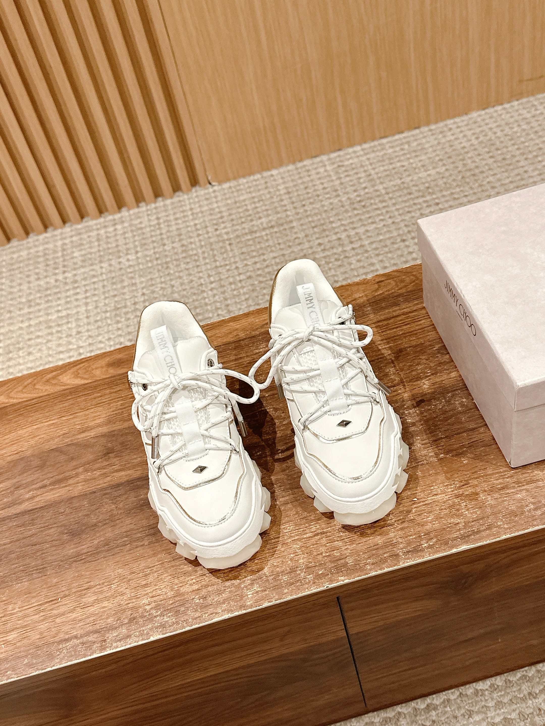 Парные кроссовки Jimmy Diamond Dad Shoes - белые