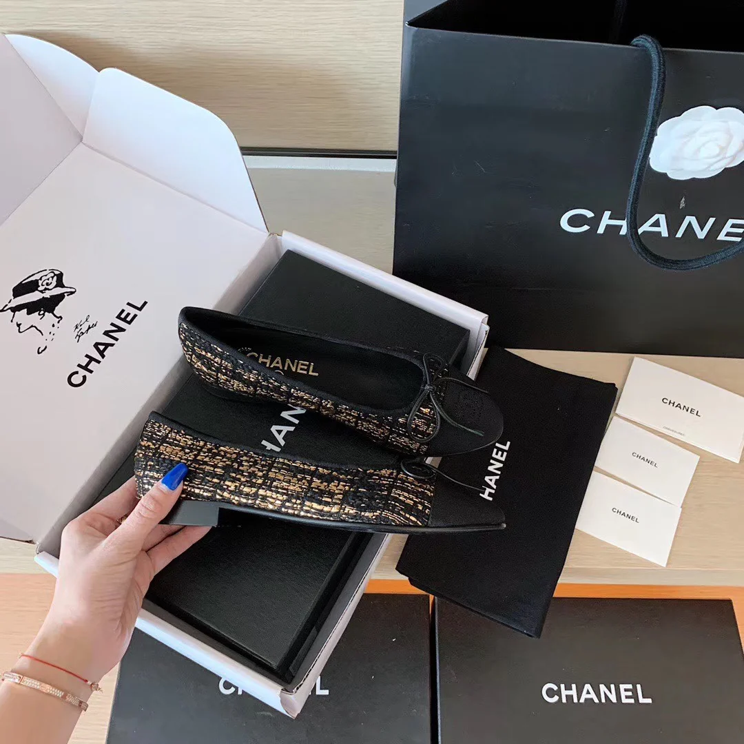 Chanel - Классические балетки - Балетный узор