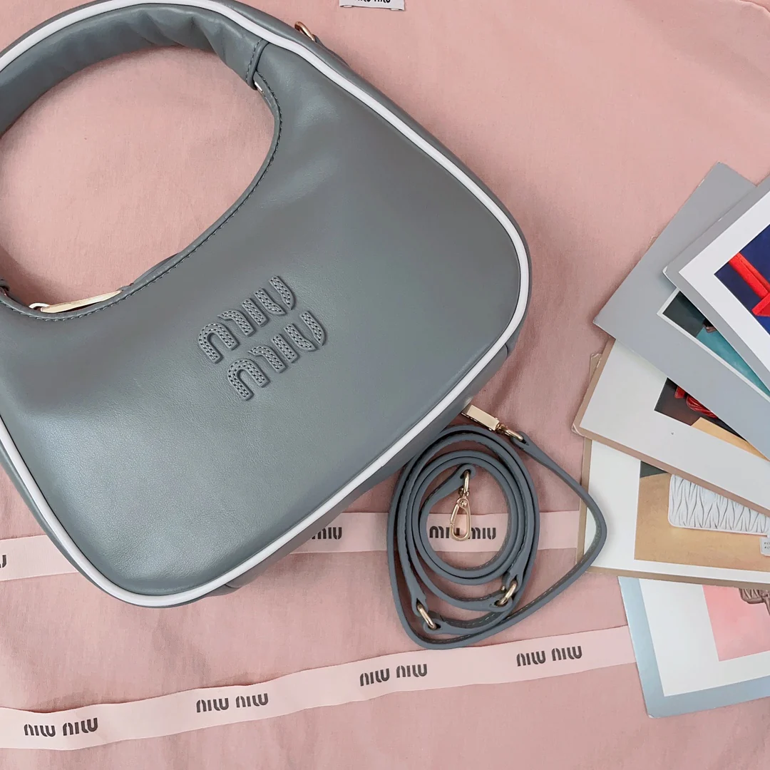 Сумка Miu Miu 5bc125 miuwander - сине-серый