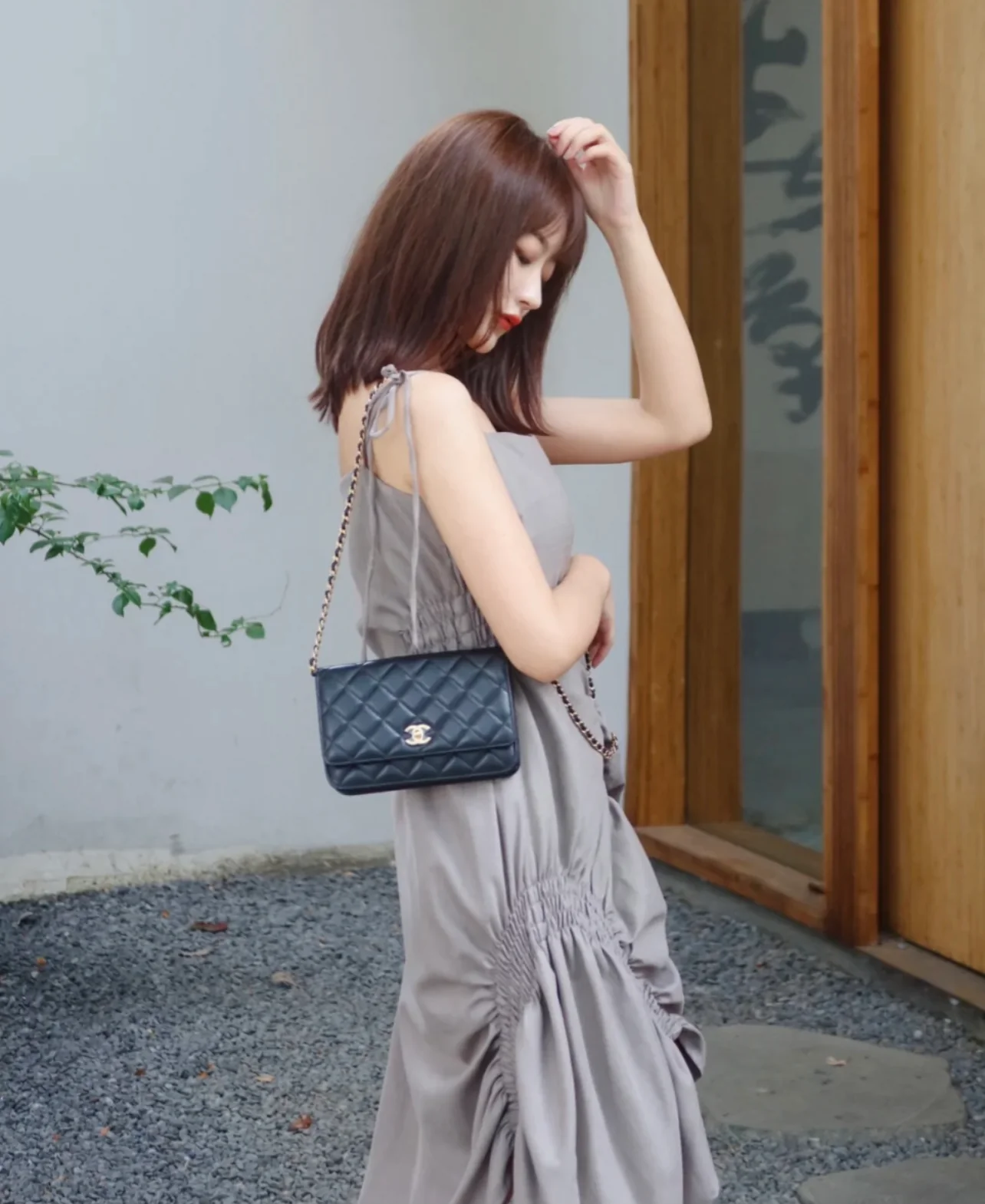 Chanel - Golden Ball WOC - Овечья кожа - 2