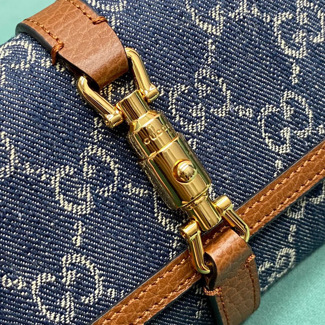 Сумка Gucci Jackie на цепочке - серия Denim