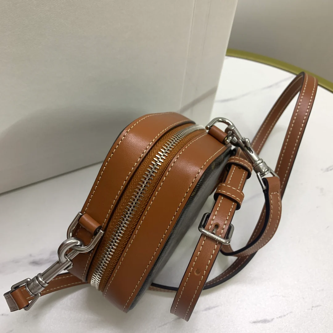 Сумка-коробка Celine - коричневая