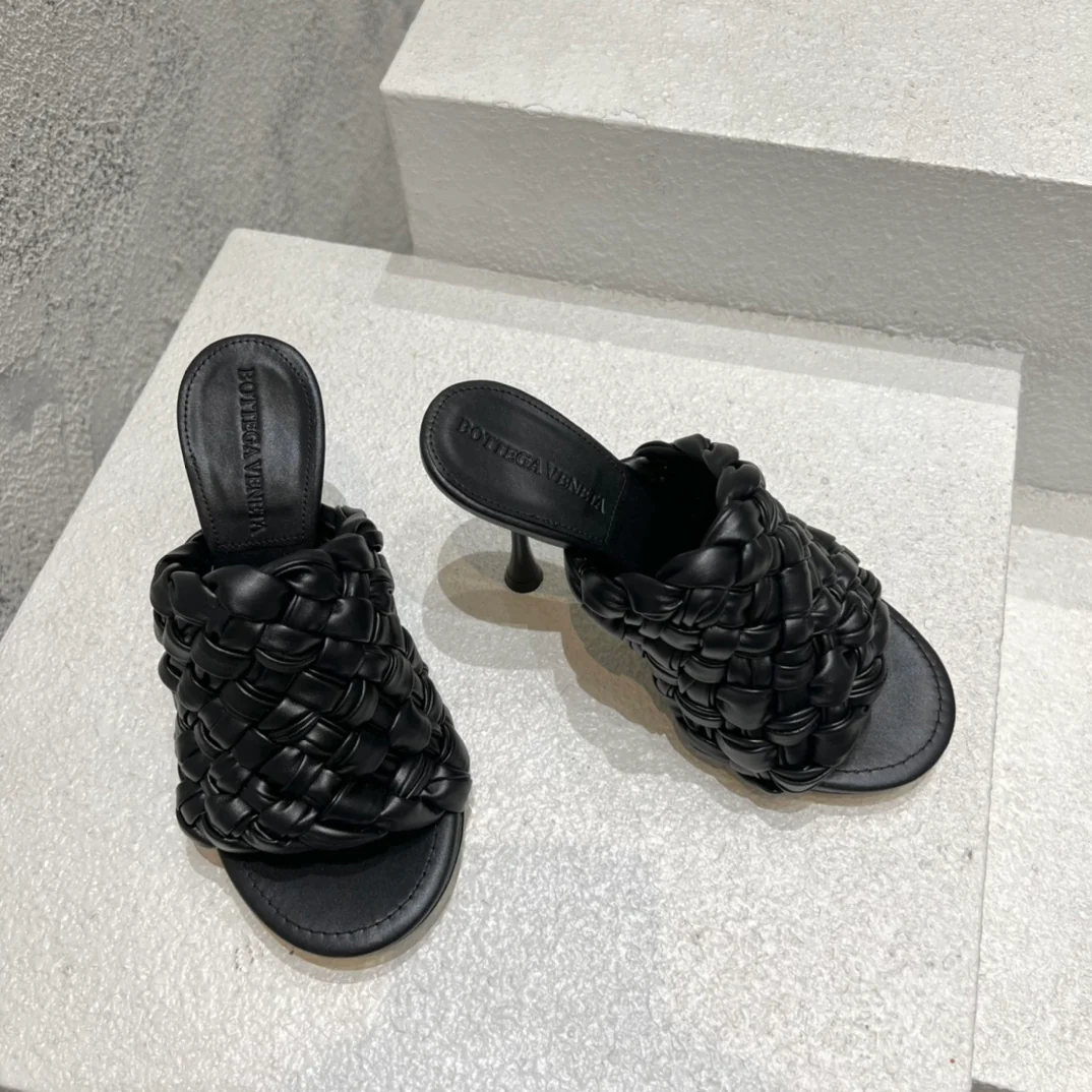 Новинка BV-22s - Плетеные туфли на высоком каблуке - Размеры 35-39-40-43 (Индивидуальные заказы возврату и обмену не подлежат)