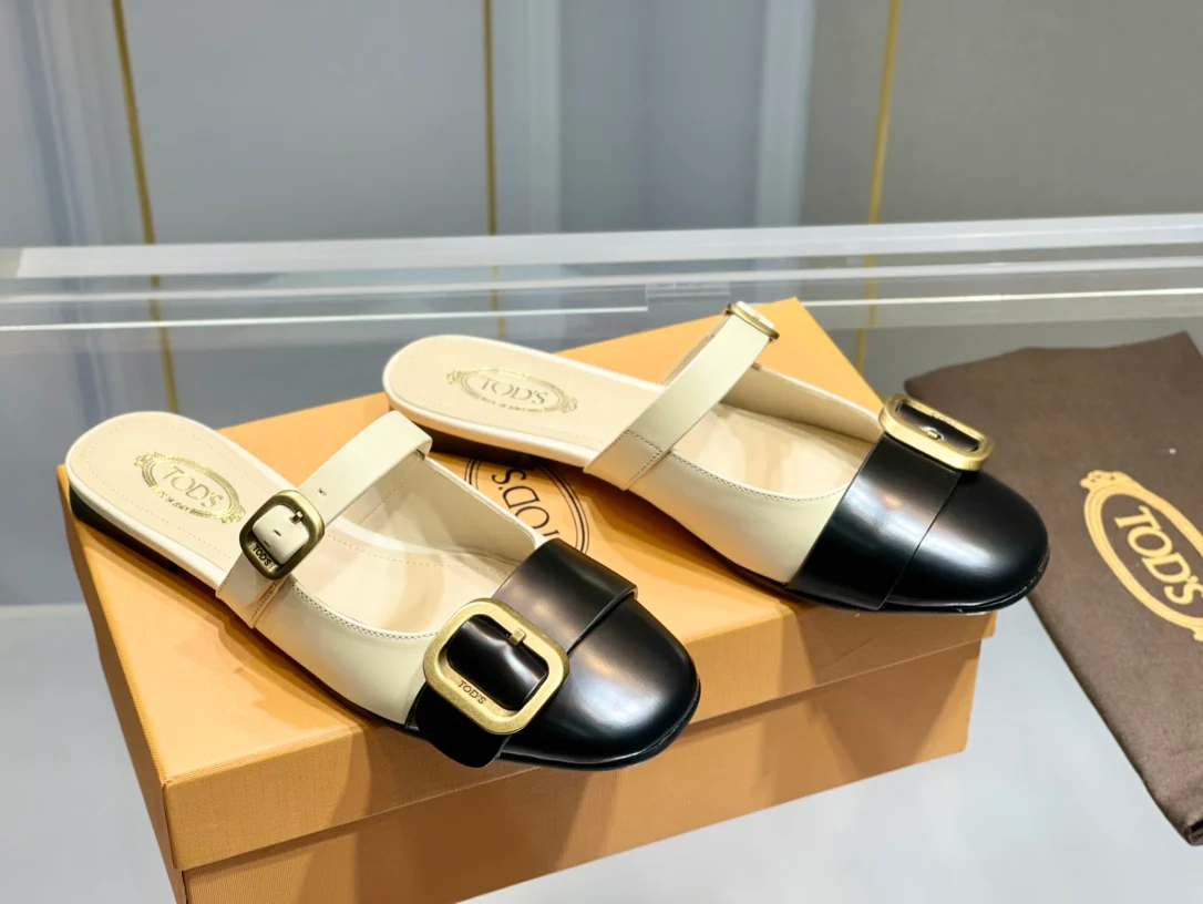 Tods - Металлическая пряжка - Полутапочки