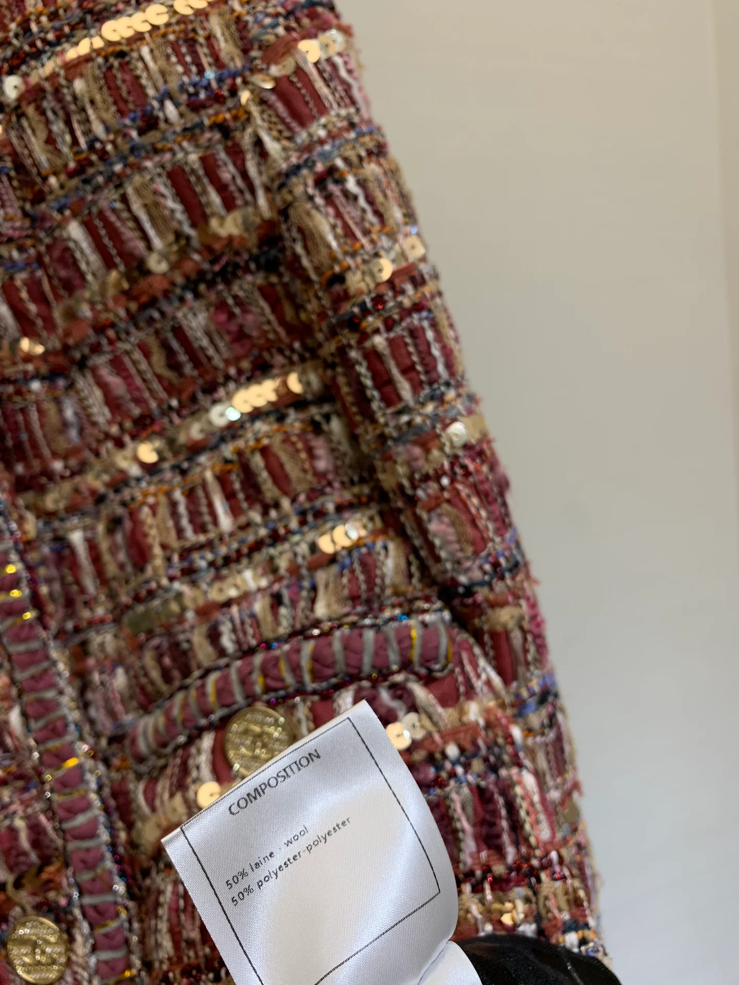 Тяжелый вязаный жакет Chanel 2403