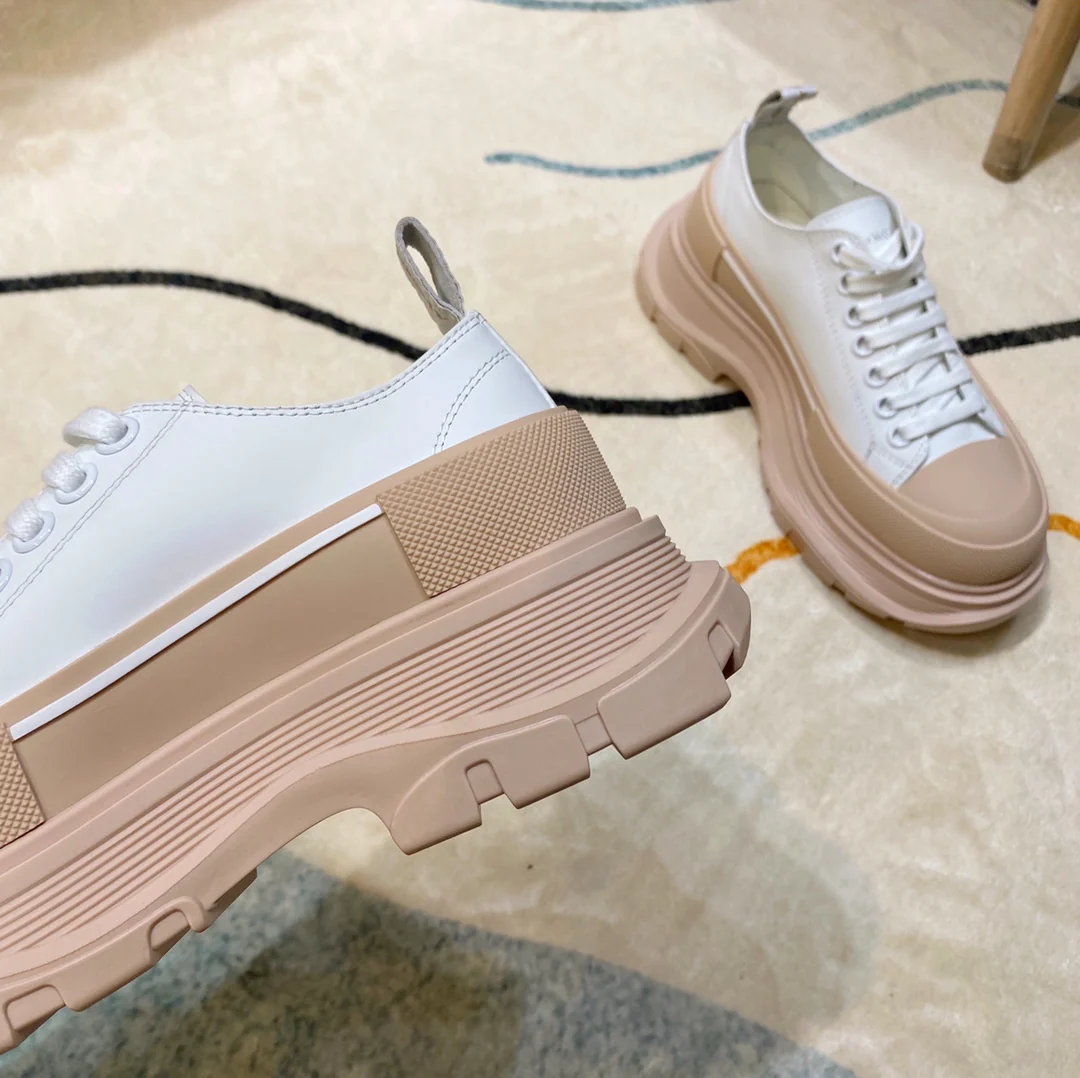 McQueen - Milk Tea Back Sole - Белые кроссовки