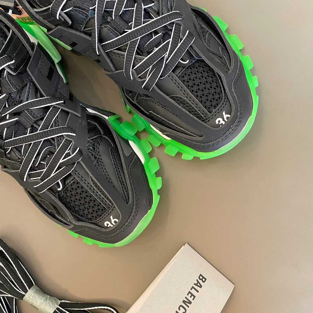 Массивные кроссовки Balenciaga - унисекс - 4