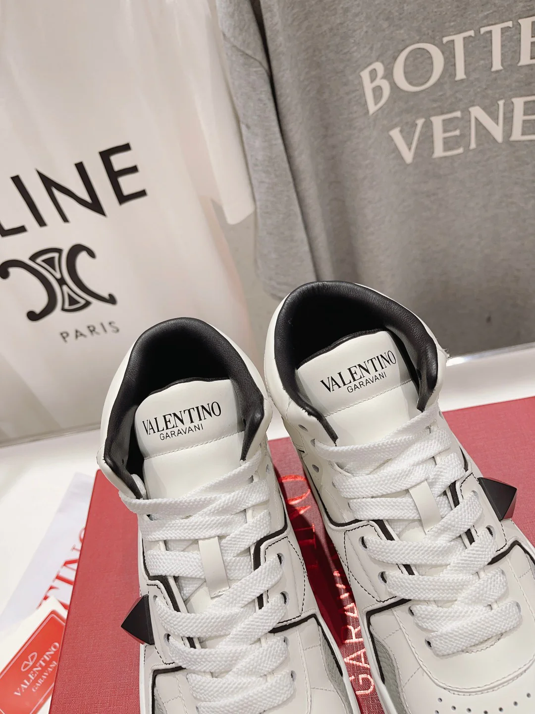 Кроссовки Valentino One Stud XL High-Top - унисекс - черные