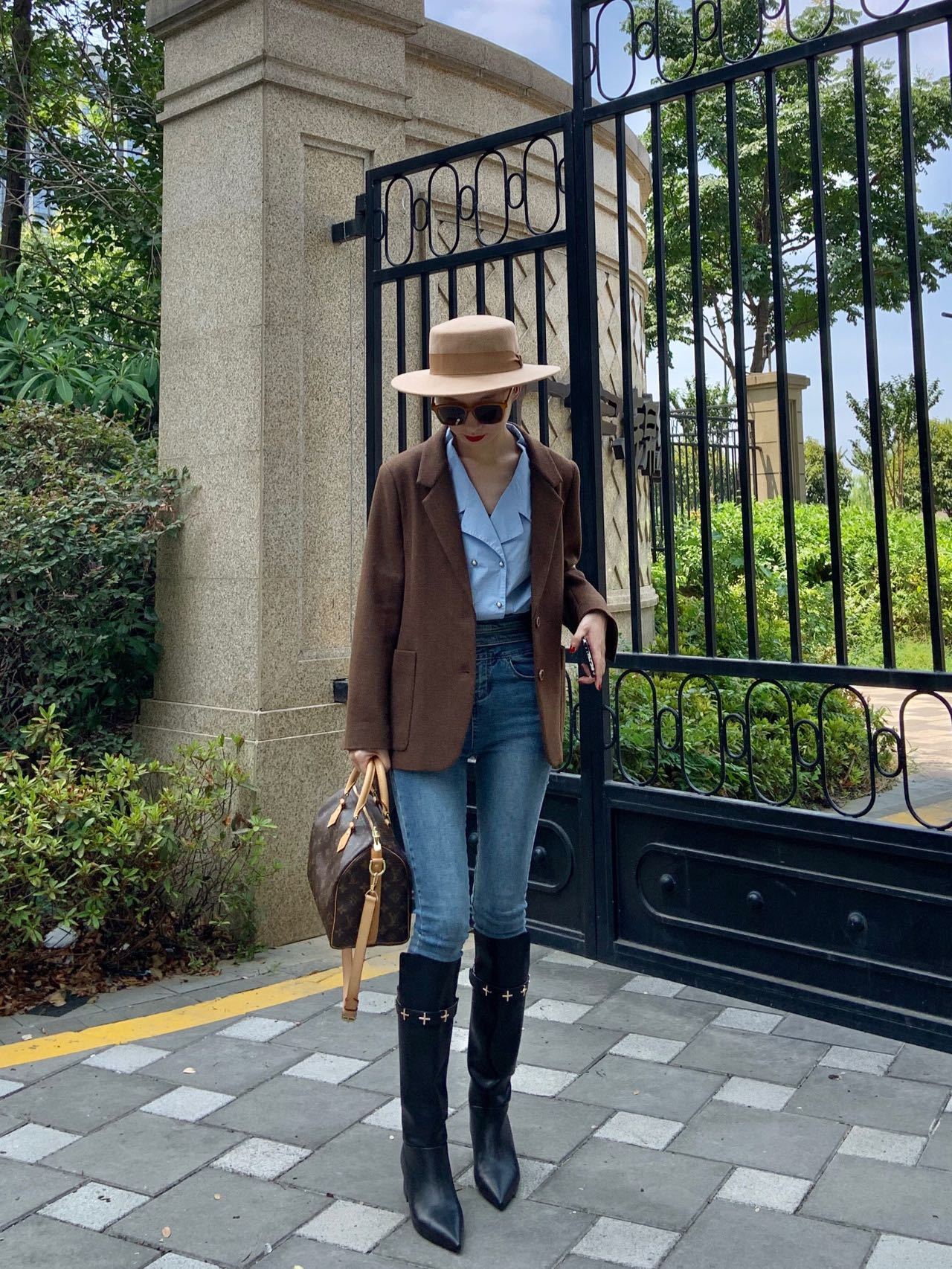 m41113-LV-speed-25-Сумка/Кроссбоди-Классическая канва Monogram