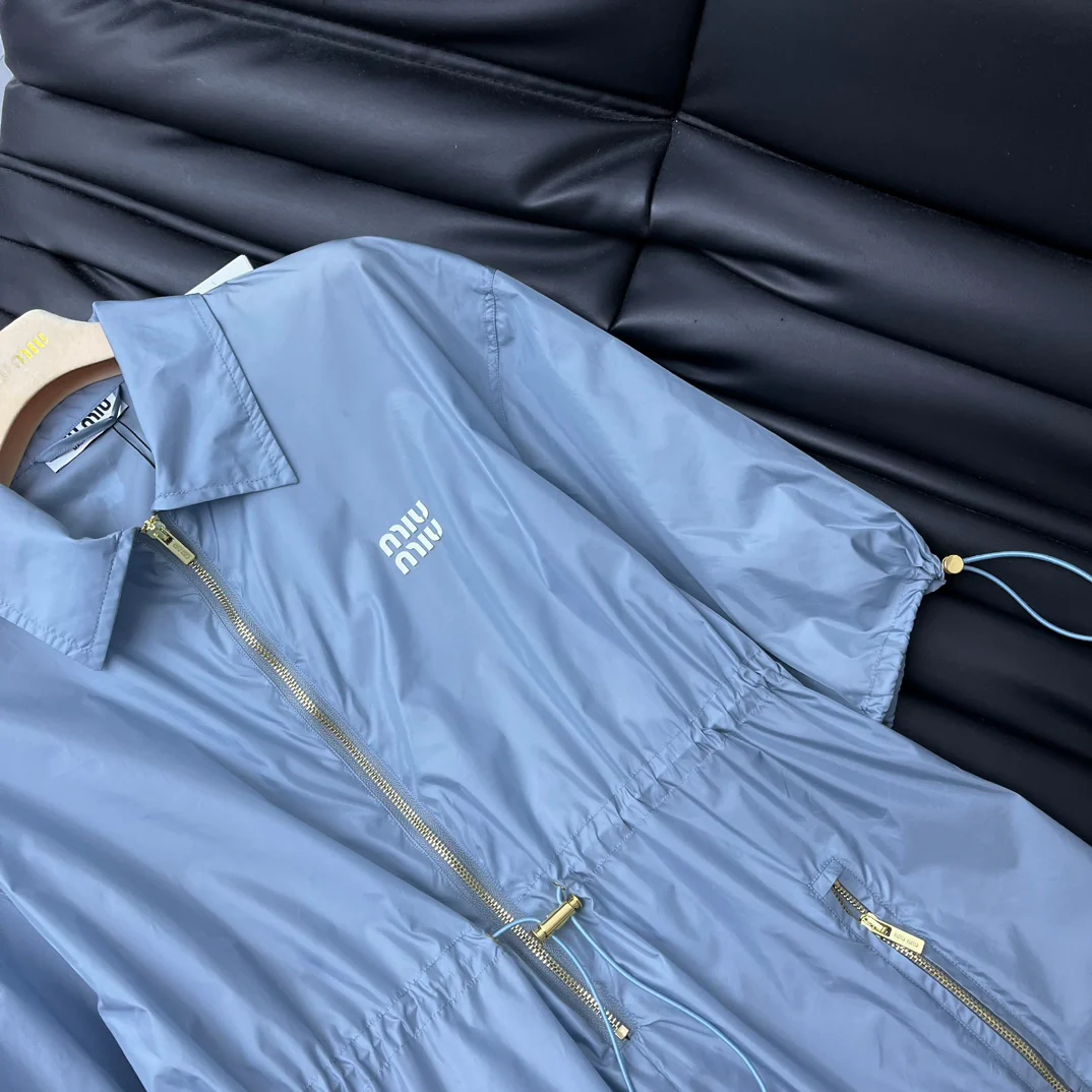 Miu Miu - 2404-24 Новинка: Платье с завязками на талии