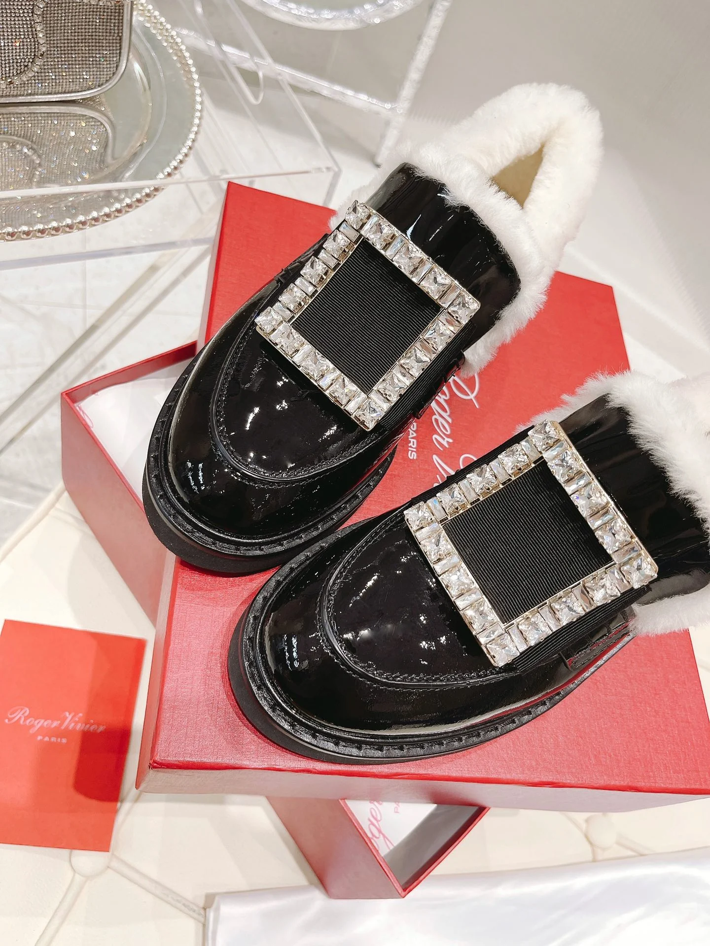 Обувь RV Shoes - 2024 - Шерстяные ботильоны - Черные