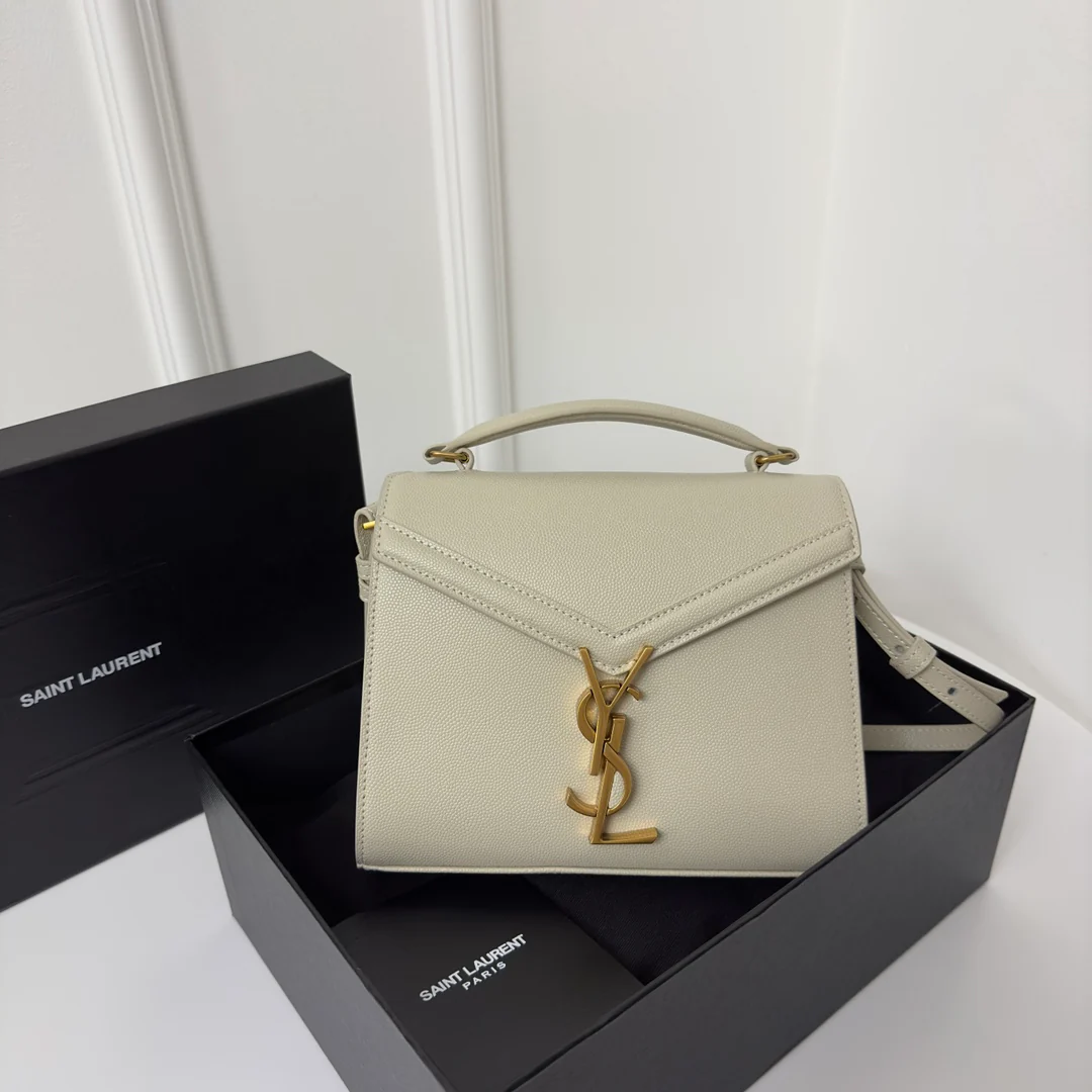 YSL Cassandra 20 см, маленький размер, белый