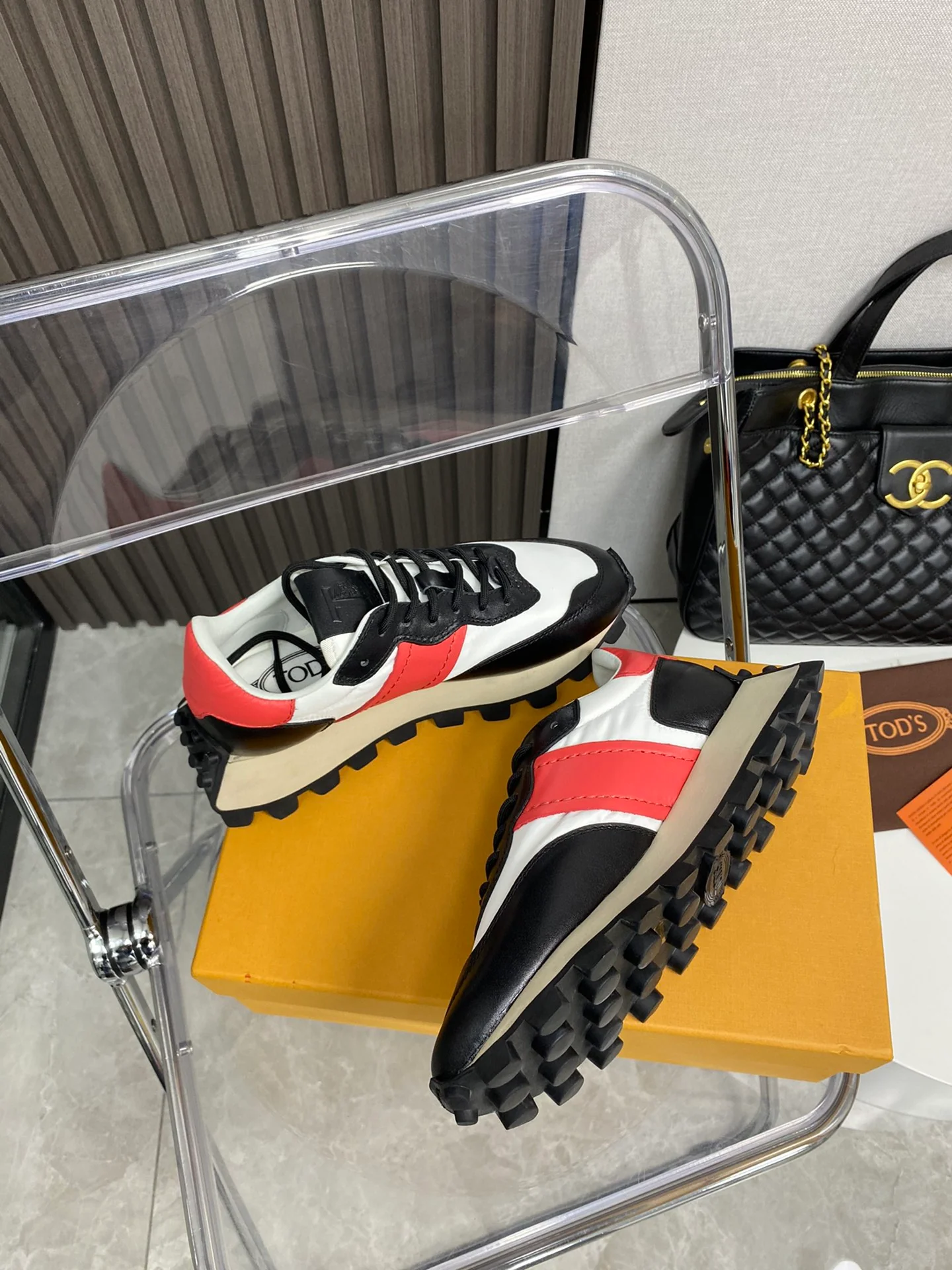 Tods - Повседневная обувь - Кроссовки - Черно-красные