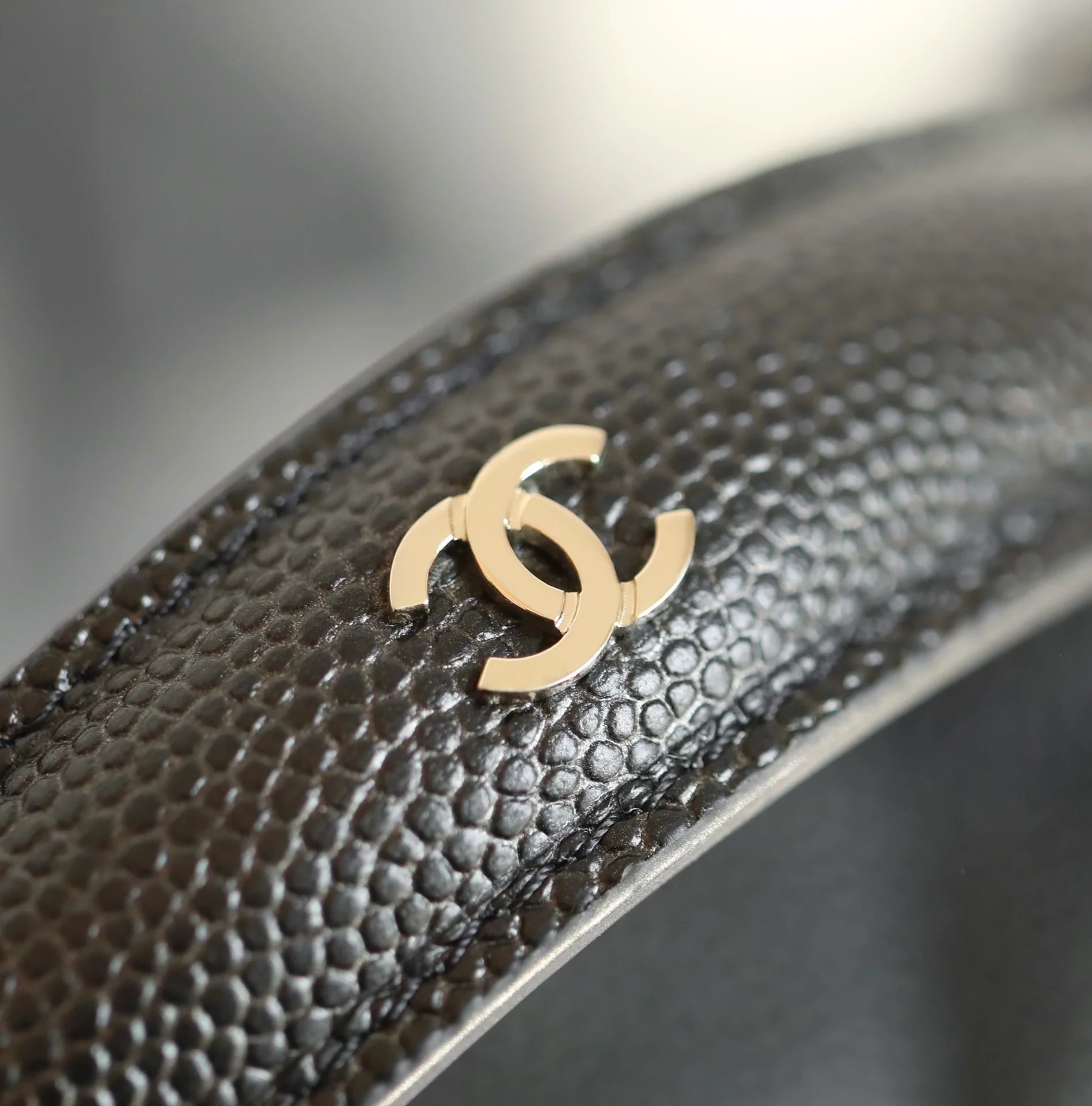 Длинный клатч-коробочка Chanel 25c-LP - черный