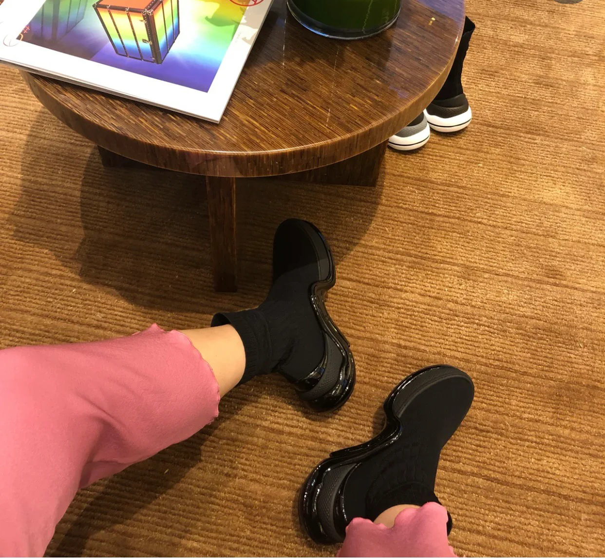 LV - Классический подиумный стиль - Ботинки-носки в стиле 