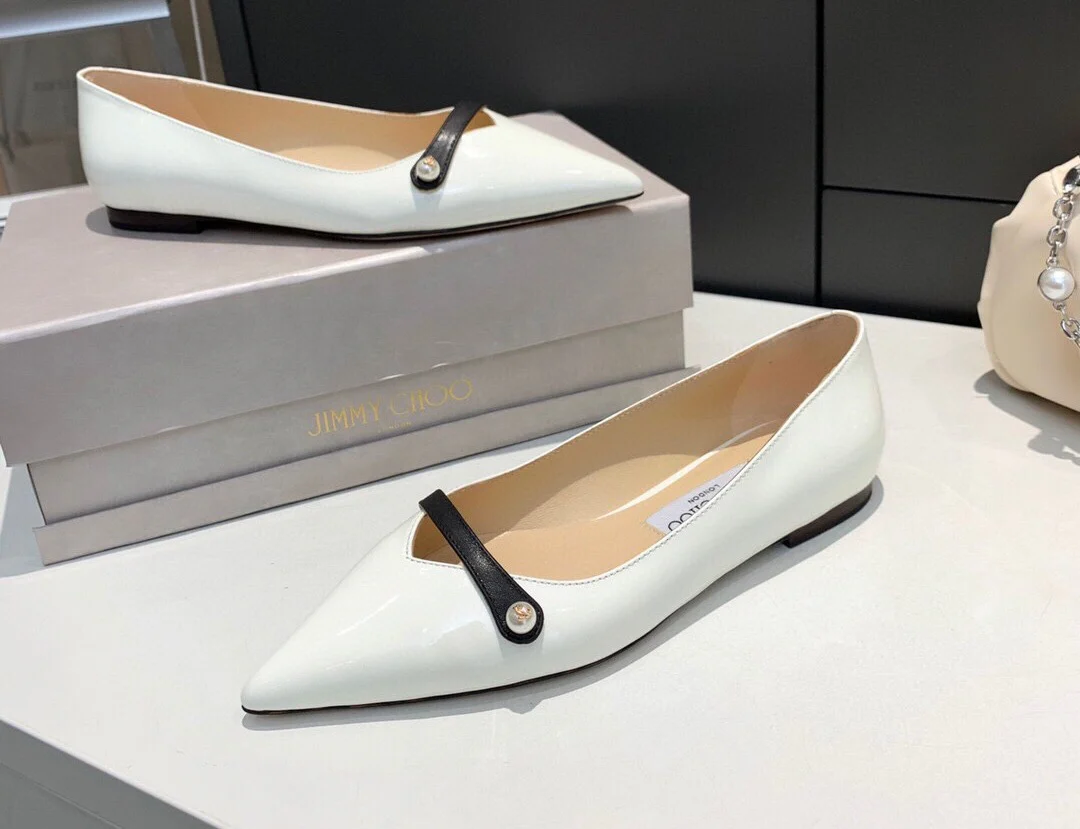 Балетки Jimmy Pearl с пряжкой и острым носком - 2 шт.