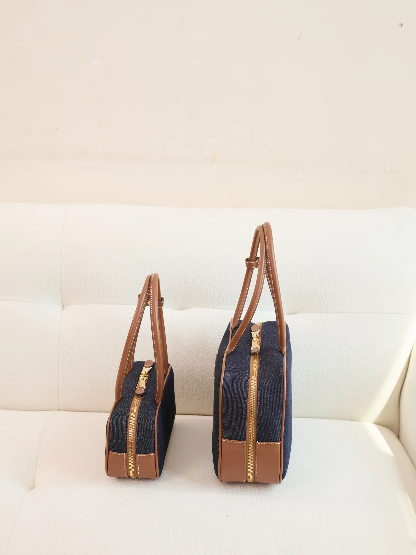 Miu Miu - 5bb163m1250 - Портфель - Большой - Джинсовый