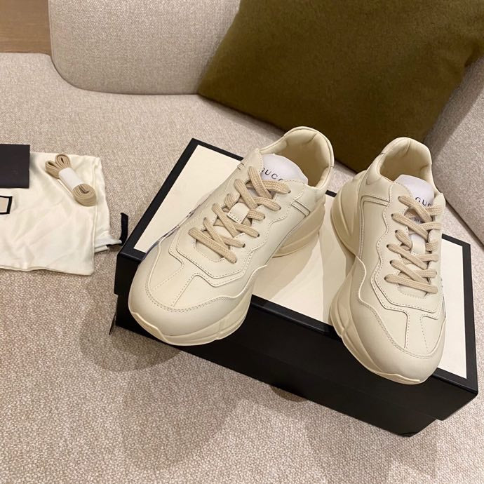 Массивные кроссовки Gucci - унисекс - 3