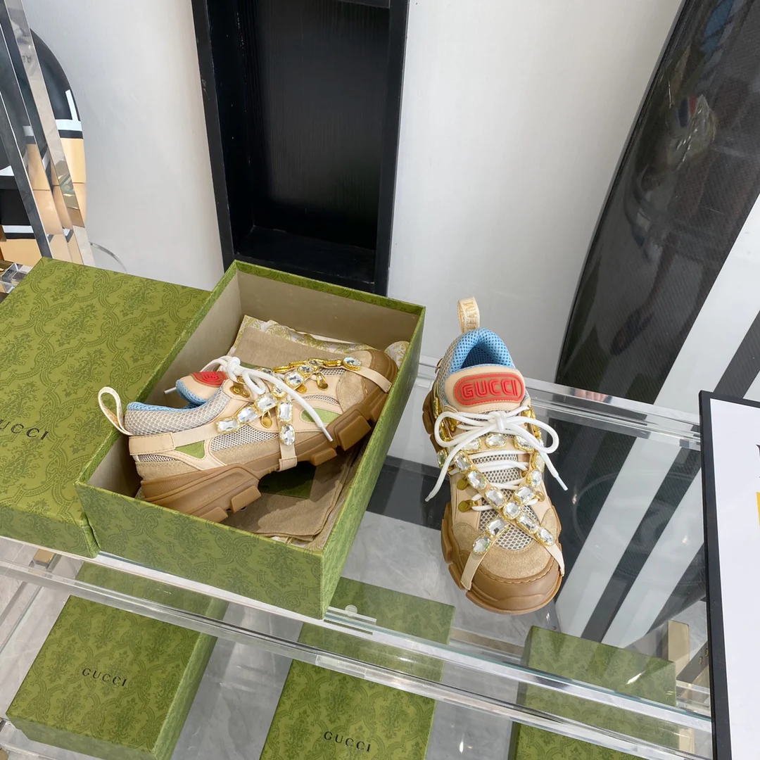 Gucci - Кроссовки - Массивная обувь - Парный стиль - 3