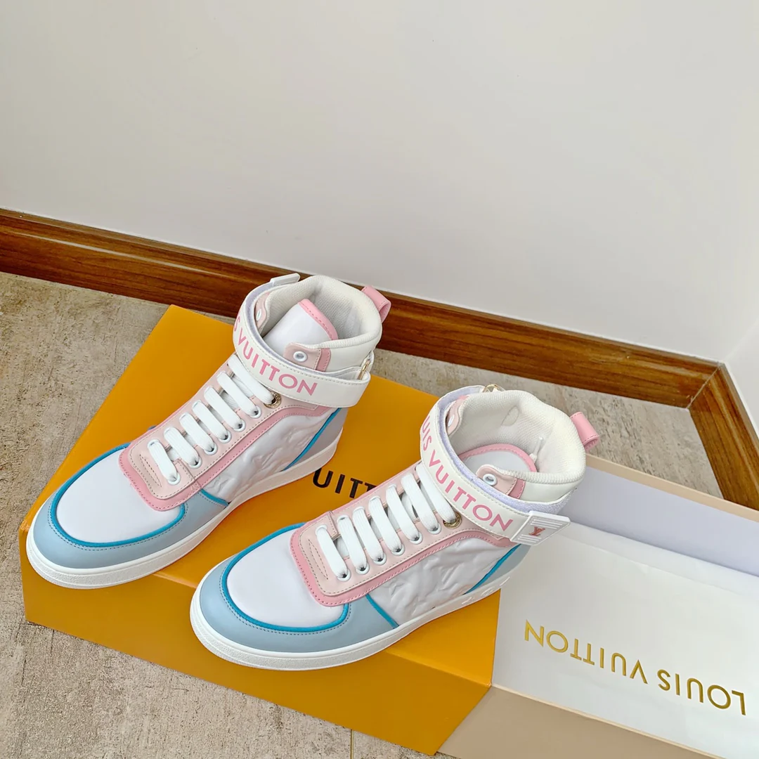 Кроссовки LV 2022 года, новая серия Boombox, высокие.