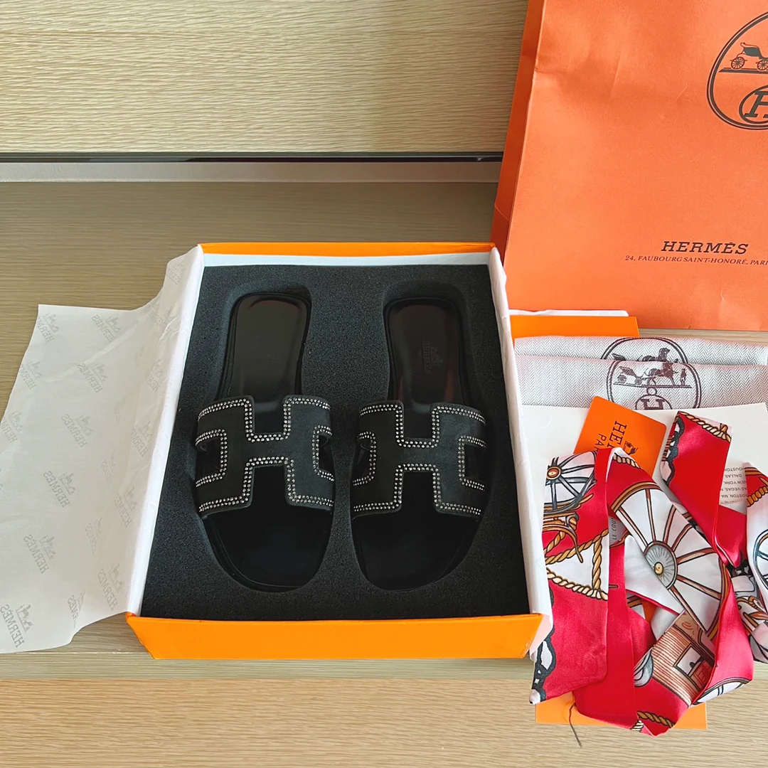 Сандалии Hermes-h Flat Sandals-8