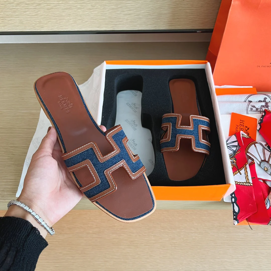 Сандалии Hermes-h Flat Sandals-6