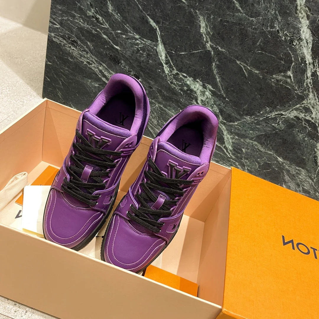 Обувь LV - LV Trainer, последняя модель - кроссовки серии Rainbow - 2