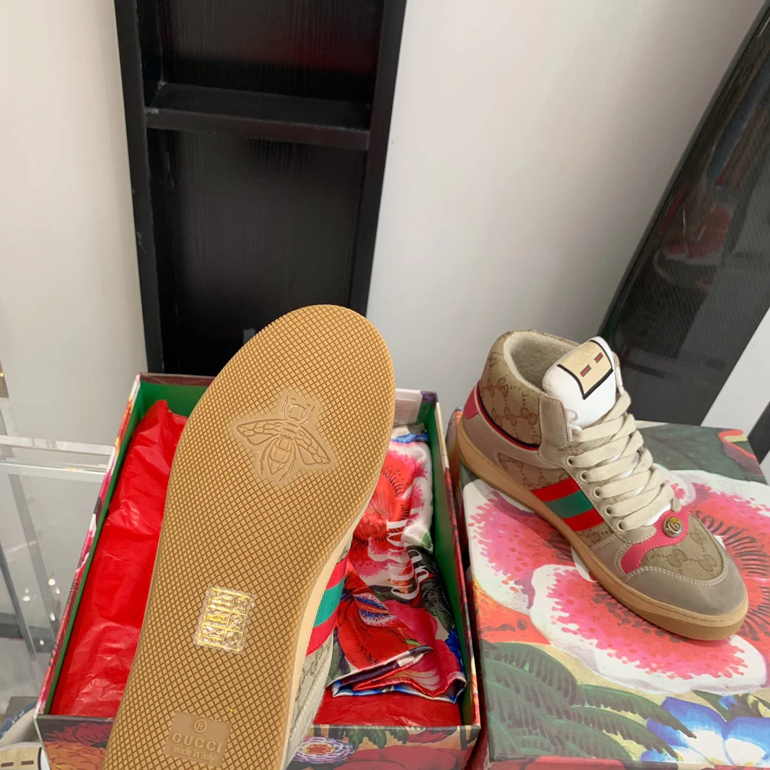 Высокие кроссовки Gucci - Грязные кроссовки - 1