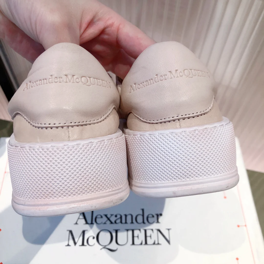 Кед на платформе McQueen, розовый