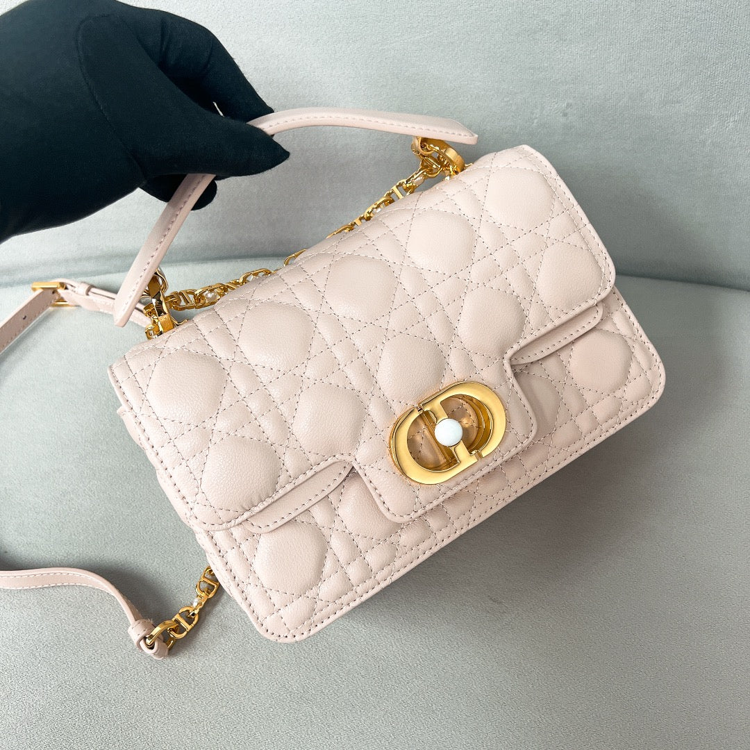 Сумка Dior Jolie - кожаная - розовая