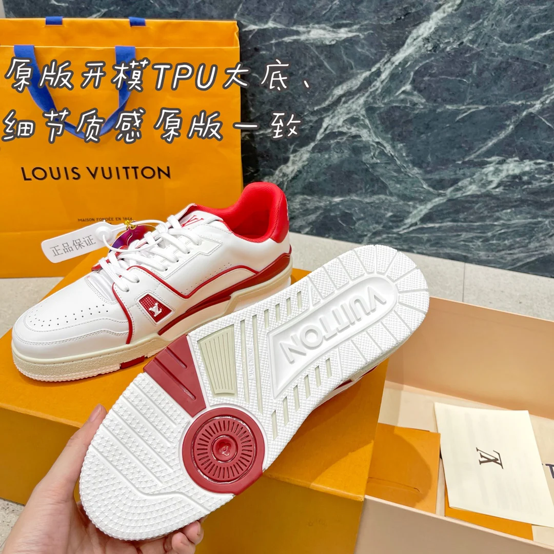 LV - Кожаные кроссовки - Повседневная обувь - Мужские - 5