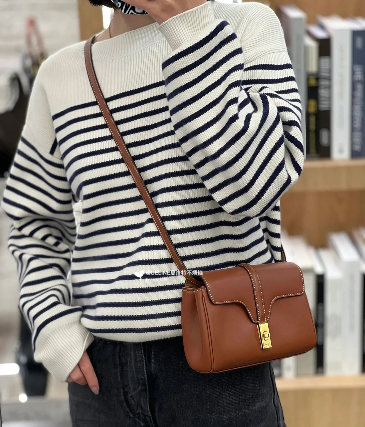 Celine Mini Soft 16 Коричневый