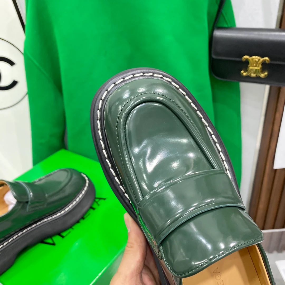 BV - Ботинки Dr. Martens на платформе - зелёные