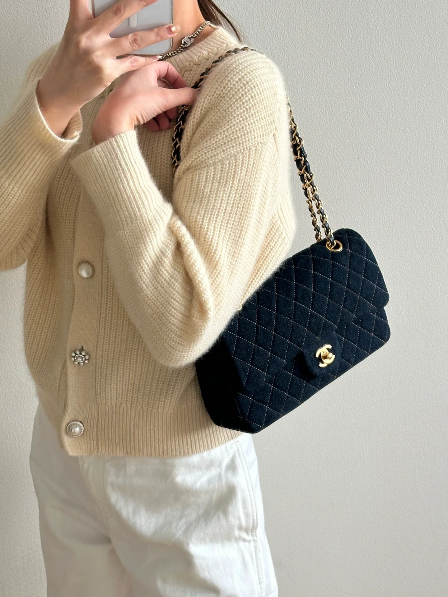 24c-cf-Темно-синий деним 25 см