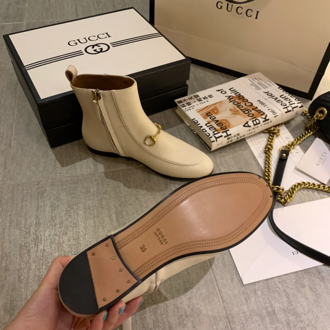 Ботильоны Gucci Street с пряжкой - 1