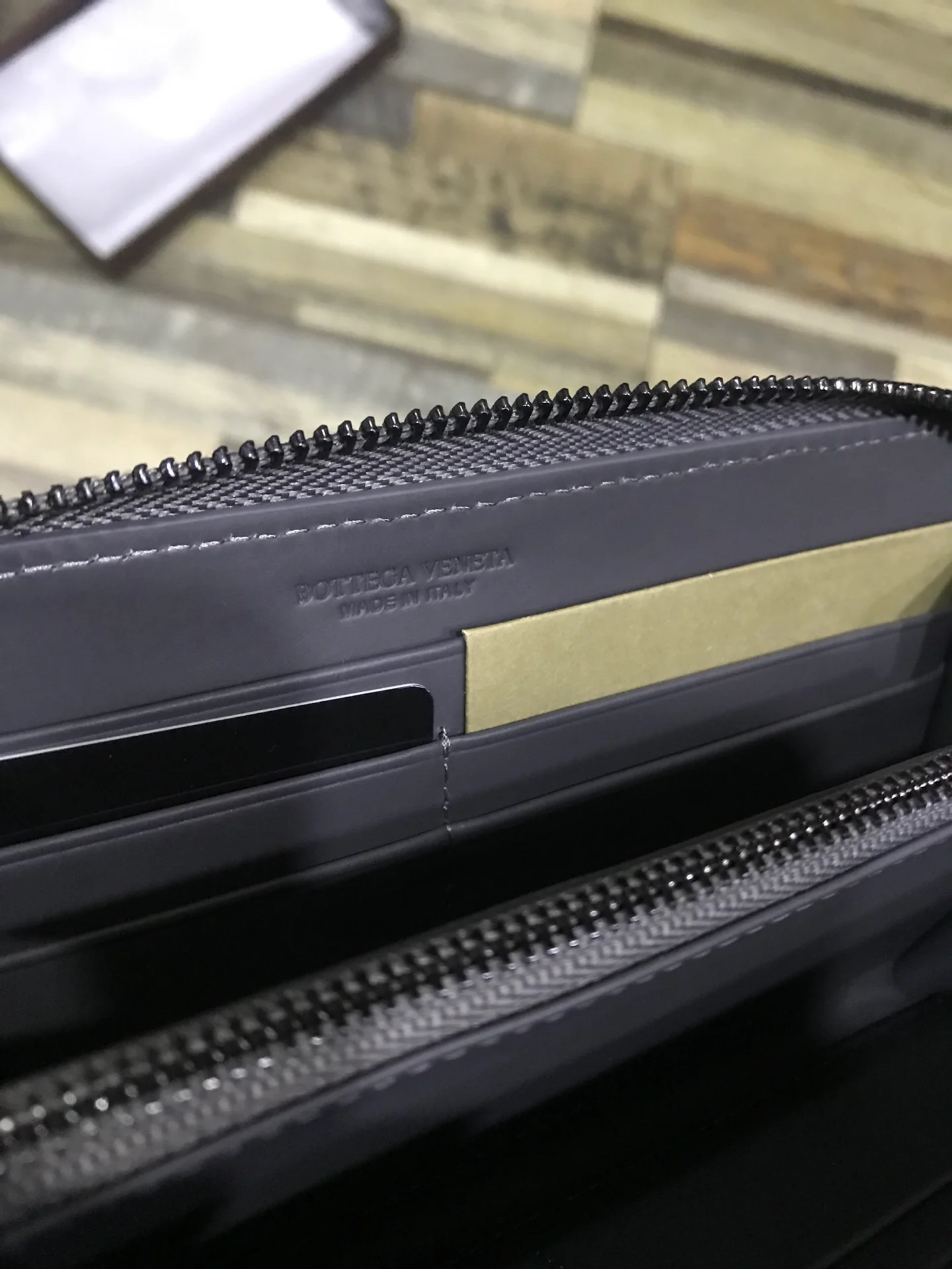 BV 拉链长夹-意大利原厂胎牛皮