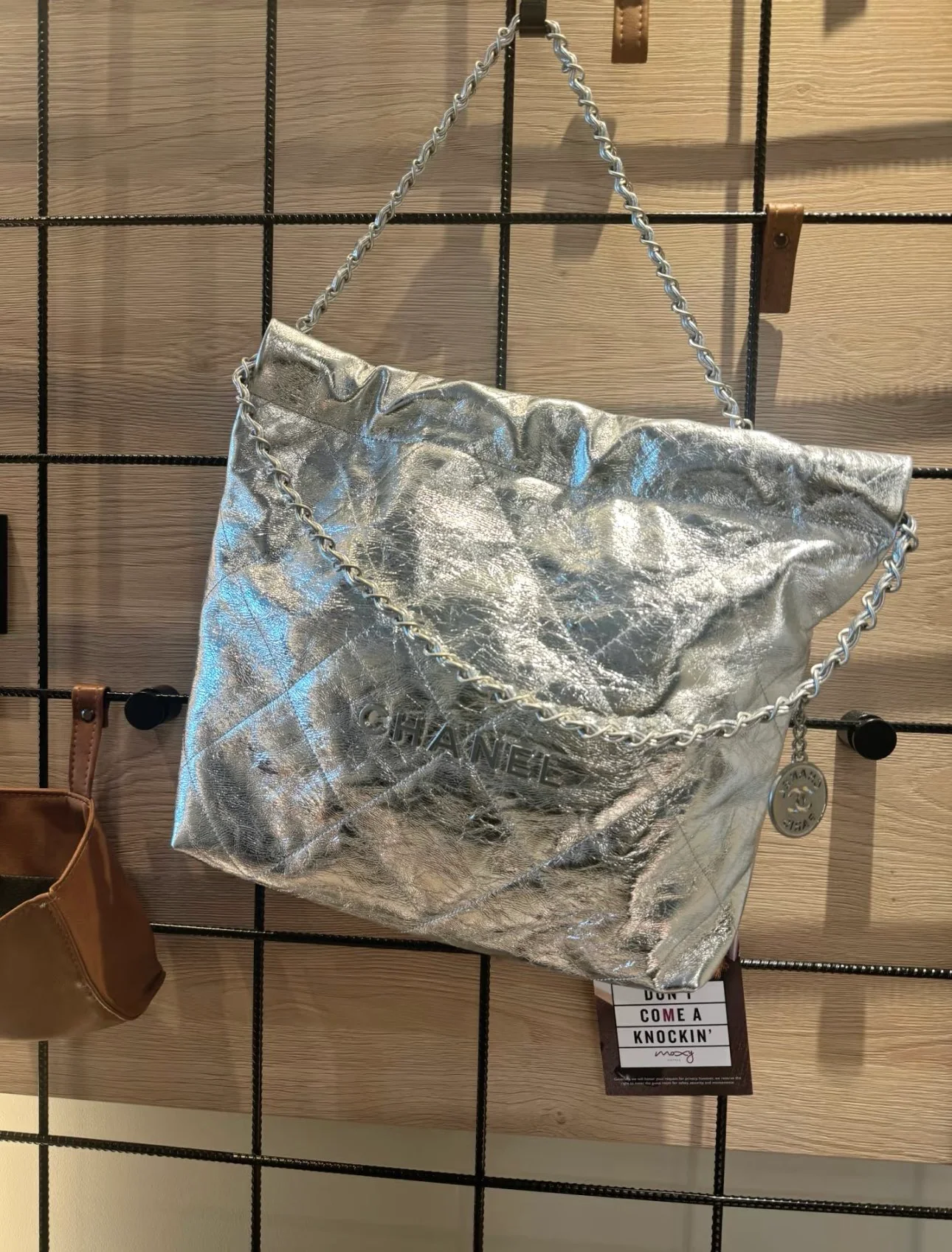 Сумка Chanel 25c 22 - Металлическая кожа - Серебристый